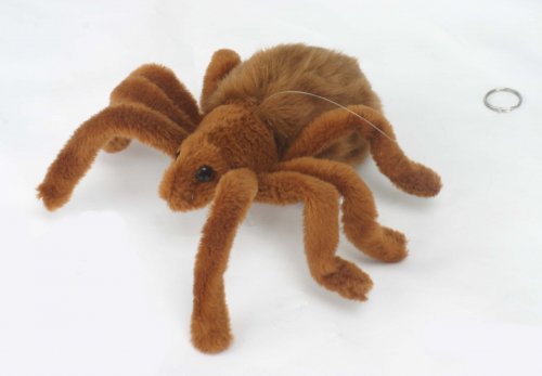 Soft Toy Arachnid, Brown Tarantula Spider by Hansa (19cm) 4726