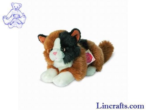 Soft Toy Tabby Cat by Teddy Hermann (20cm) 90690