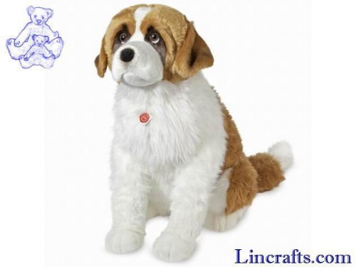 Soft Toy Dog, Saint Bernard by Teddy Hermann (70cm) 92798