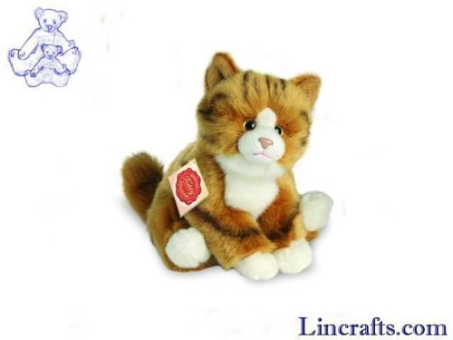 Soft Toy Ginger Cat by Teddy Hermann (20cm) 90606
