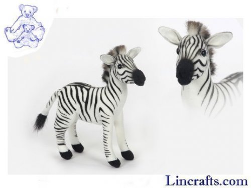 Soft Toy Zebra by Hansa (16cm) 3743