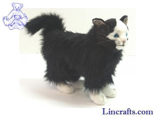 Soft Toy Cat Black by Hansa (30cm) 4097