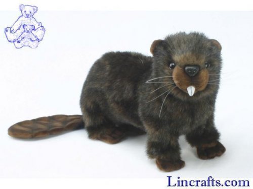 Soft Toy Beaver by Hansa (35cm) 4274