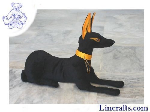 Soft Toy Dog, Pharoah's Hound Anubis by Hansa (40cm) 4873