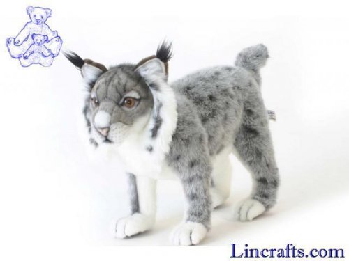 Soft Toy Wildcat, Iberian Lynx by Hansa (40cm) 5158