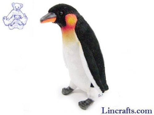 Soft Toy Bir, Emperor Penguin by Hansa (14cm)