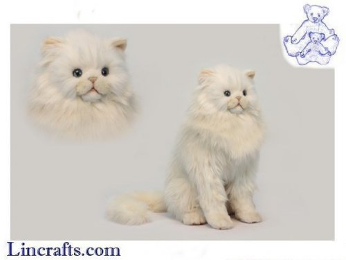 Soft Toy Cream Cat by Hansa (40cm.H)