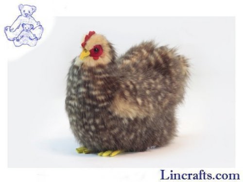 Soft Toy Bird, Spanish Chicken, Hen by Hansa 28cm