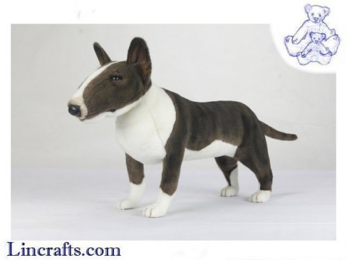 Soft Toy Bull Terrier Dog by Hansa (69cm.L) 7253