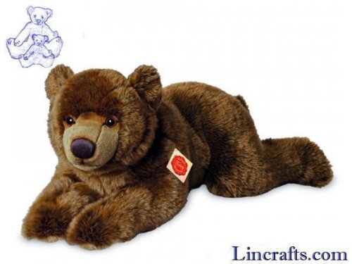 Brown Bear Lying by Teddy Hermann (60cm)