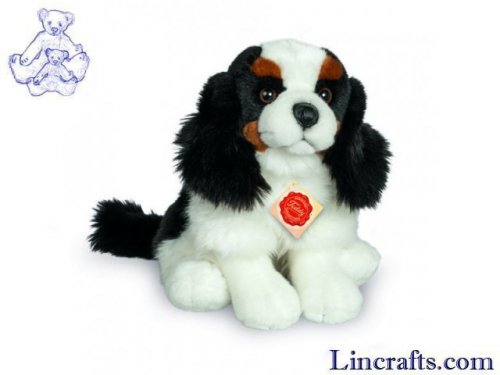 Soft Toy Dog, King Charles Spaniel Sitting by Teddy Hermann (25cm) 91918