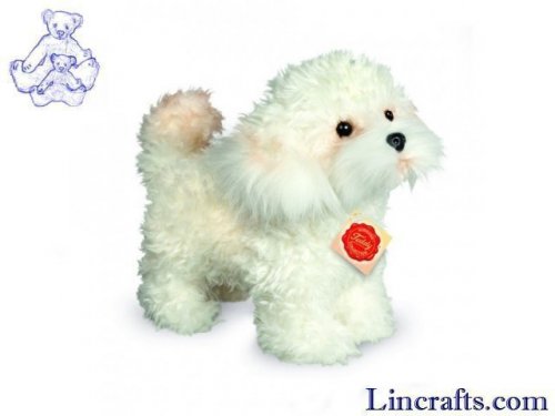 Soft Toy Dog, Bolonka Zwenta by Teddy Hermann (23cm) 91919