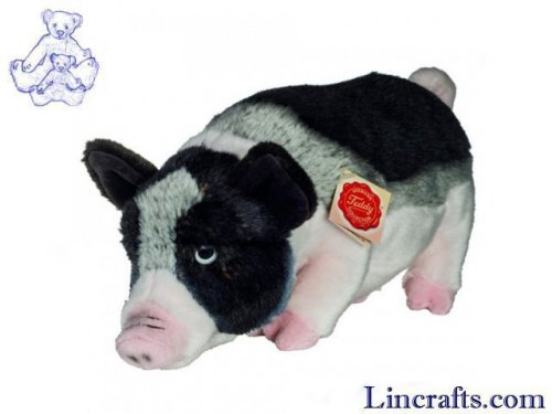 Soft Toy Pet Pig by Teddy Hermann 33 cm 93033