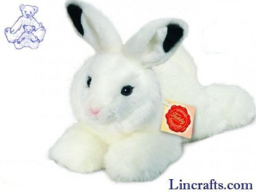 Soft Toy White Rabbit by Teddy Hermann (28 cm) 93754