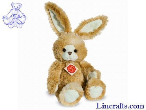 Soft Toy Bunny Rabbit, Gold, Dangling by Teddy Hermann (30cm) 93839