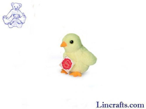 Soft Toy Bird, Chick with sound by Teddy Hermann (10 cm) 94108