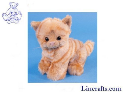 Soft Toy Ginger Cat by Dowman Soft Touch (17cm)