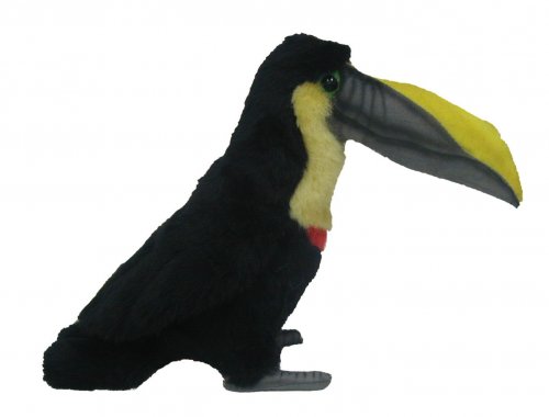 Soft Toy Bird, Toucan by Hansa (23cm) 3832