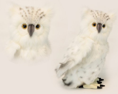 Soft Toy Bird of Prey, Snow Owl by Hansa (40cm) 6402
