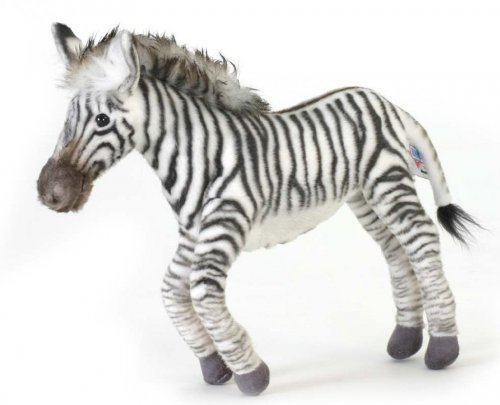 Soft Toy Zebra by Hansa (23cm) 5263