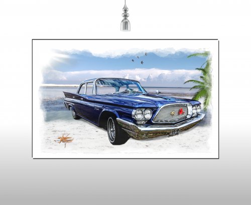 American Car Print | Poster Chrysler 300 - various sizes: A1