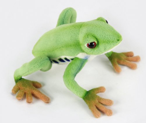 Soft Toy Red Eyed Tree Frog by Hansa (17cm) 5218