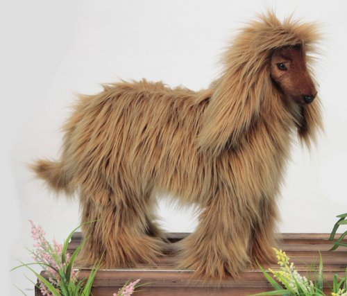 Soft Toy  Dog, Afghan Hound by Hansa (40cm) 4131