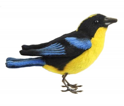 Soft Toy Blue Winged Mountain Tanager by Hansa (13cm) L. 8334