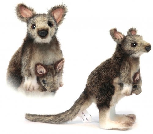 Soft Toy Marsupial, Pademelon by Hansa (27cm) 6212