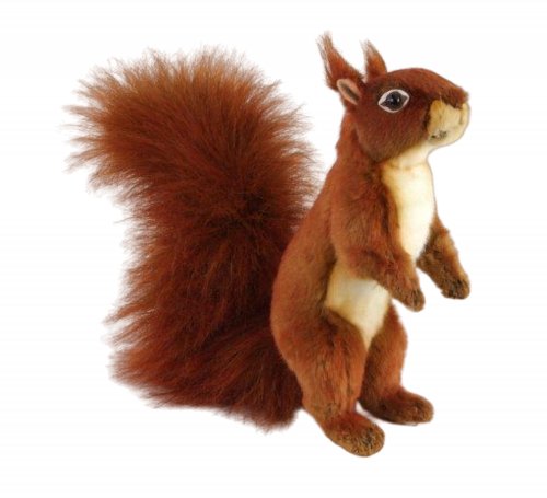 Soft Toy Red Squirrel by Hansa (19cm) 8407
