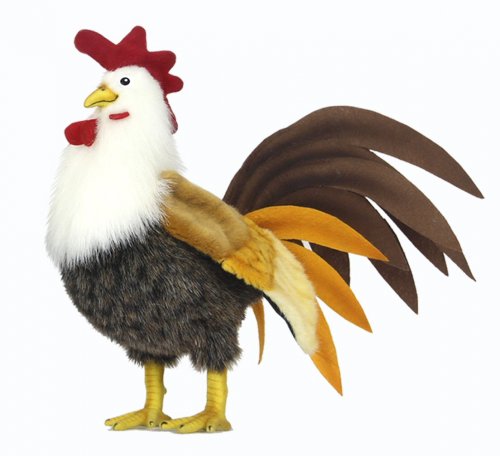 Soft Toy Rooster by Hansa (30cm.L) 7205