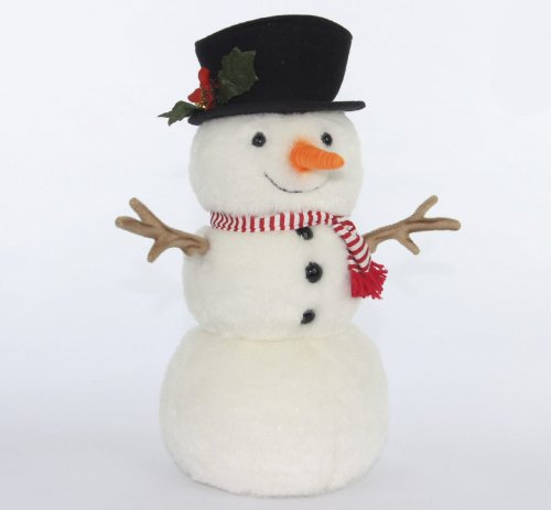 Soft Toy Small Snowman 29cm by Hansa (29cm) 7600