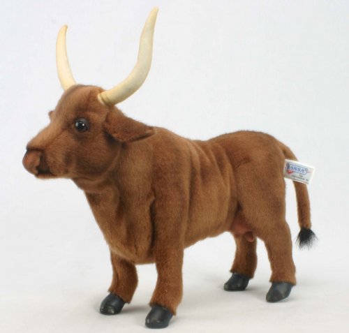 Soft Toy Cow, Highland Cattle by Hansa (38cm) 4737