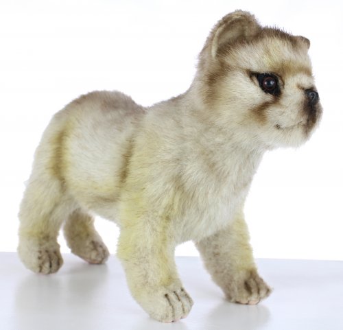 Soft Toy Wolf Cub Standing by Hansa (23cm.L) 6727