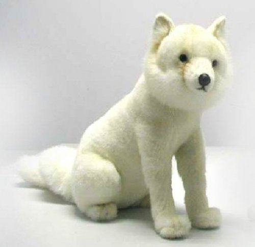 Soft Toy Arctic, Snow Fox by Hansa (40cm) 3671
