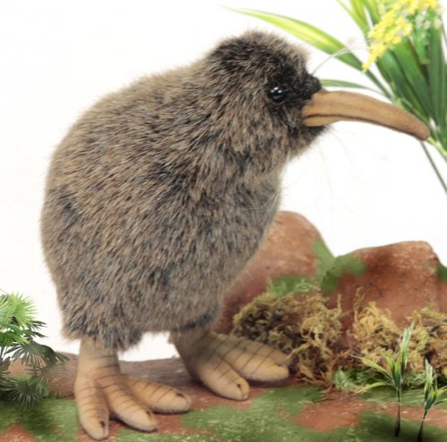 Soft Toy Bird, Kiwi by Hansa (28cm) 3083