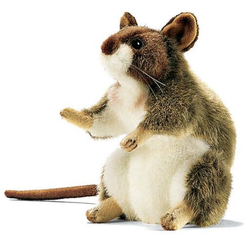Soft Toy Rodent, Gelbhal Mouse by Hansa (11cm) 3597
