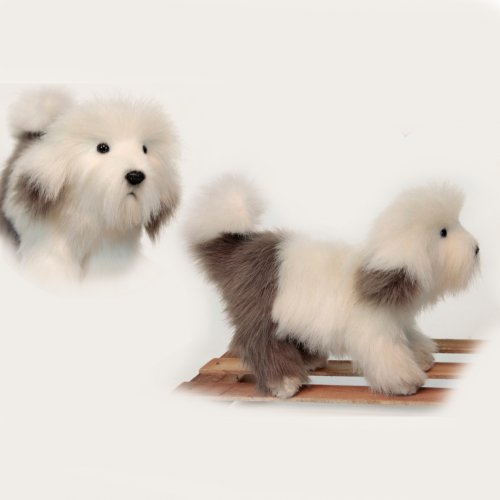 Soft Toy Dulux Dog, Old English Sheepdog by Hansa (30cm) 5377