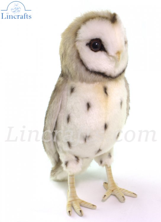 Soft Toy Barn Owl Bird Of Prey By Hansa