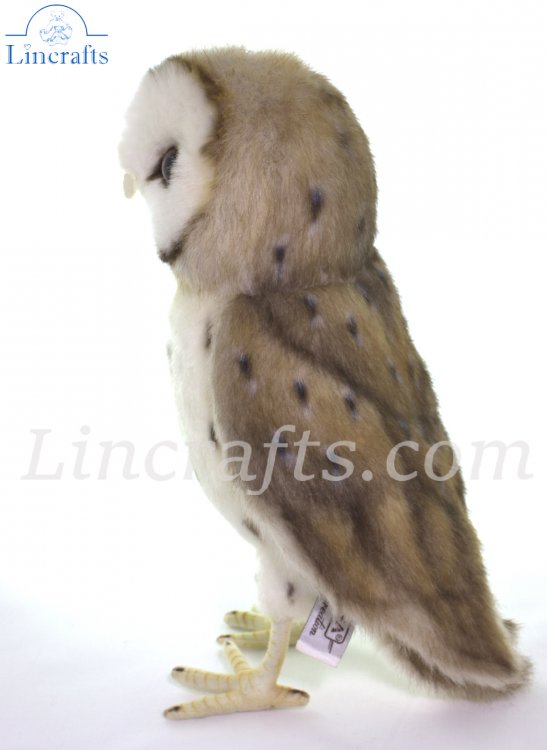 Hansa Barn Owl 7644 Plush Soft Toy Bird of Prey Sold by Lincrafts Est 1993