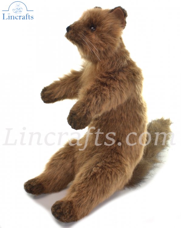 Hansa Cuddly Pine Marten 4693 Plush Soft Toy Sold by Lincrafts Established 1993 