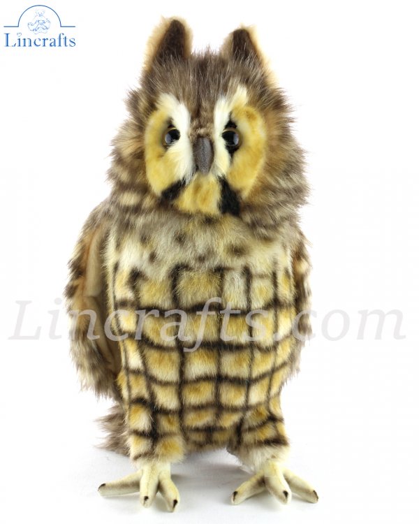 Hansa Screech Owl 5806 Plush Soft Toy Bird Sold by Lincrafts Established 1993 