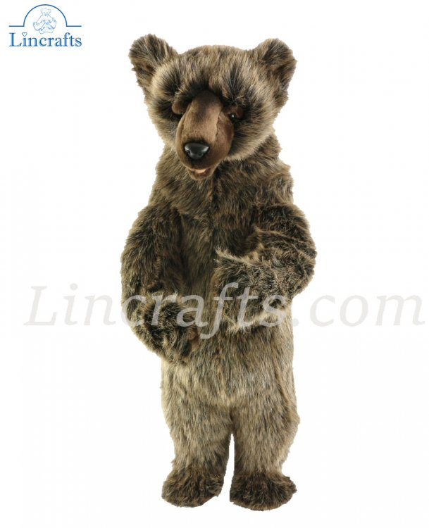 Hansa Standing Grizzly Bear Cub 3102 Soft Toy Sold by Lincrafts Established 1993 