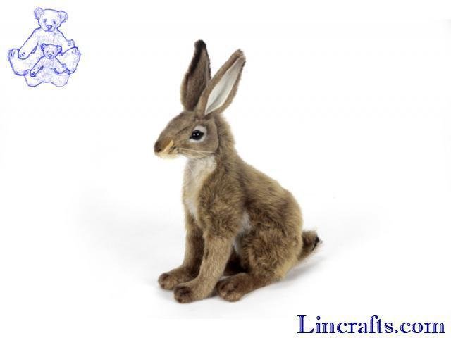 Hansa Jack Rabbit Hare 3747 Plush Soft Toy Sold by Lincrafts Established 1993 