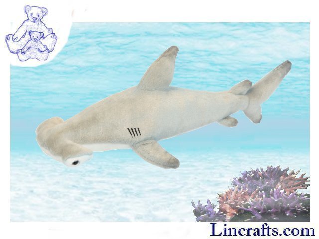 Hansa Hammerhead Shark 5058 Plush Soft Toy Sold by Lincrafts Established 1993 