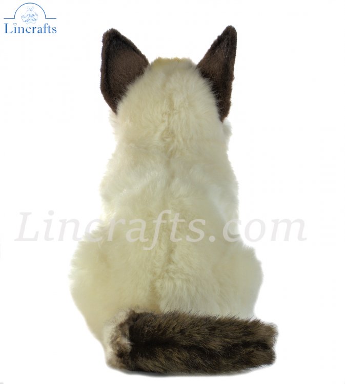 Hansa Sitting Grey Kitten 6576 Plush Soft Toy Sold by Lincrafts UK Est.1993 