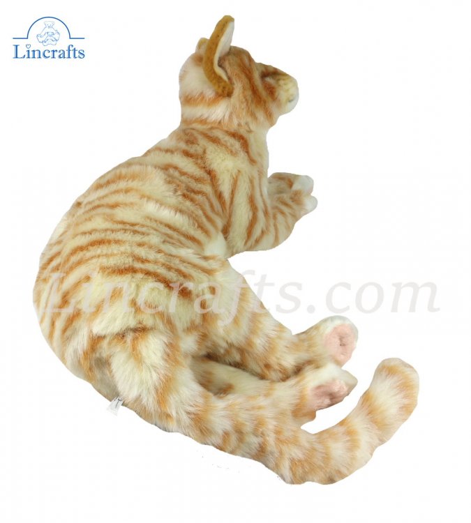 ginger tabby cat soft toy