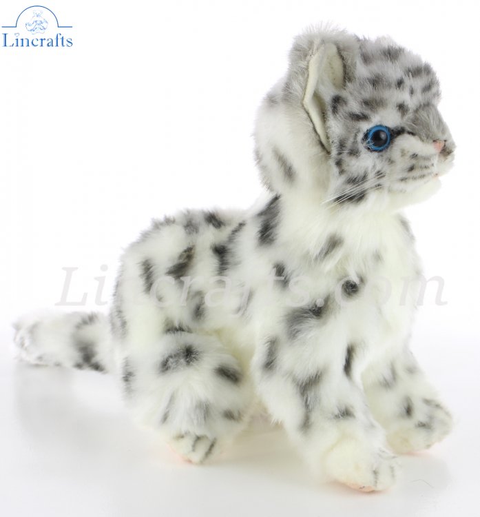 Soft Toy Wildcat, Snow Leopard Cub by Hansa (19cm) 6518 Soft Toy Wildcat, Snow Leopard Cub by Hansa (19cm) 6518