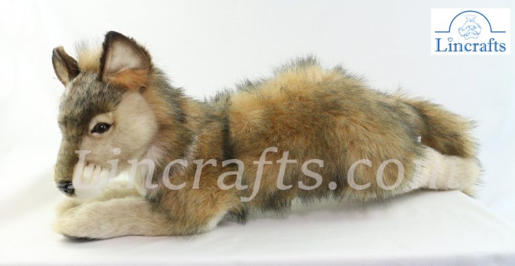 Hansa Standing Wolf 6760 Plush Soft Toy Sold by Lincrafts Established 1993 