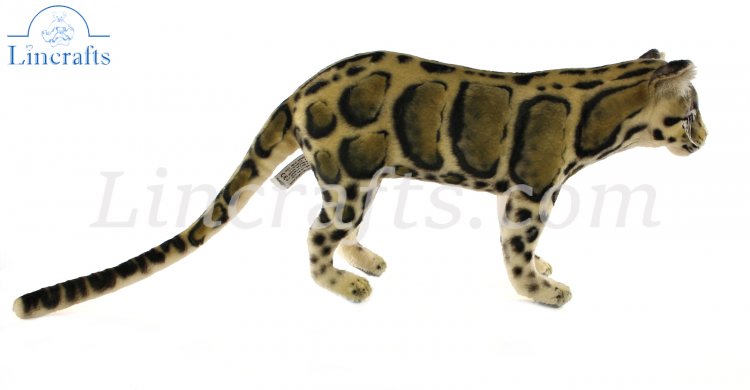 Hansa Sitting Clouded  Leopard 7935 Soft Toy Sold by Lincrafts UK Est.1993 